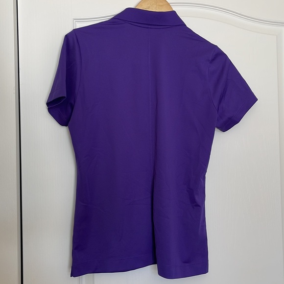 Nike Golf dri fit ladies Polo shirt purple size L - Picture 4 of 4